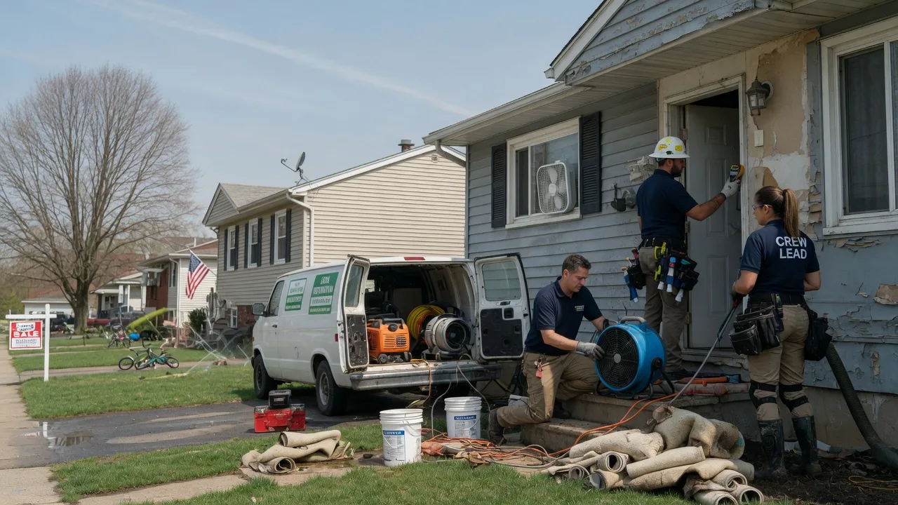 Flood Cleanup in Pompton Lakes, NJ near me
